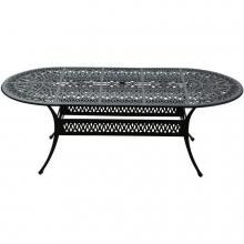 Rosedown 72 x 42 Inch Oval Cast Aluminum Patio Dining Table By Lakeview Outdoor Designs image