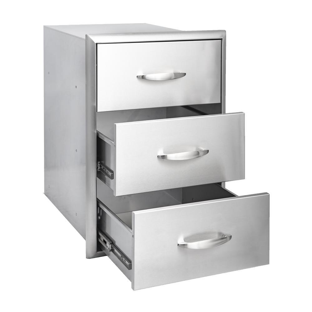 Turbo 3DRWCAB Three Drawer Cabinet - Angled View Open thumbnail