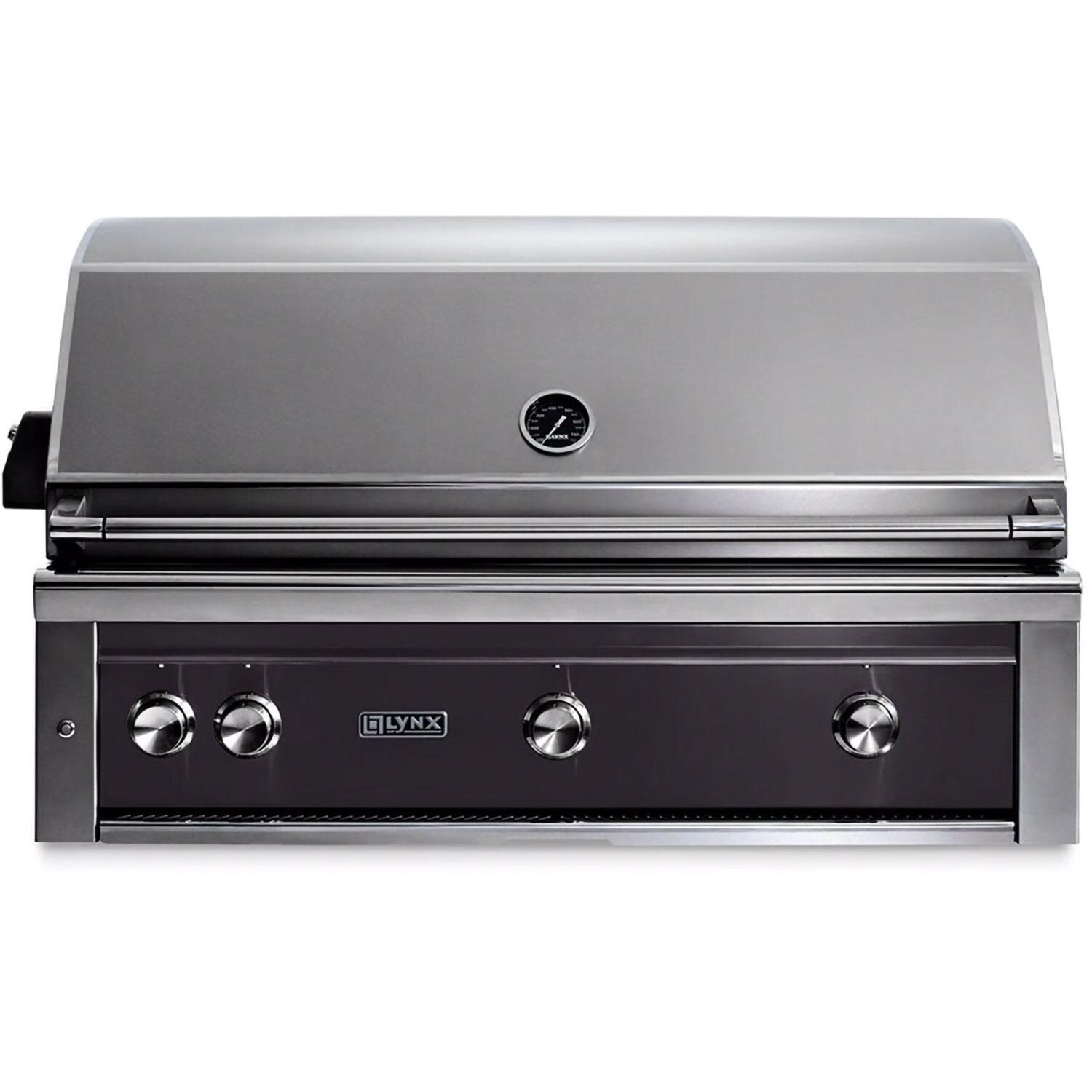 Lynx Professional 36 Inch Built-In Natural Gas Grill w/ Rotisserie in Obsidian - L36R-3-OBNG