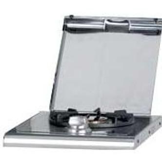 BeefEater Signature Built-In Propane Side Burner - 26410 (Lid Open) thumbnail