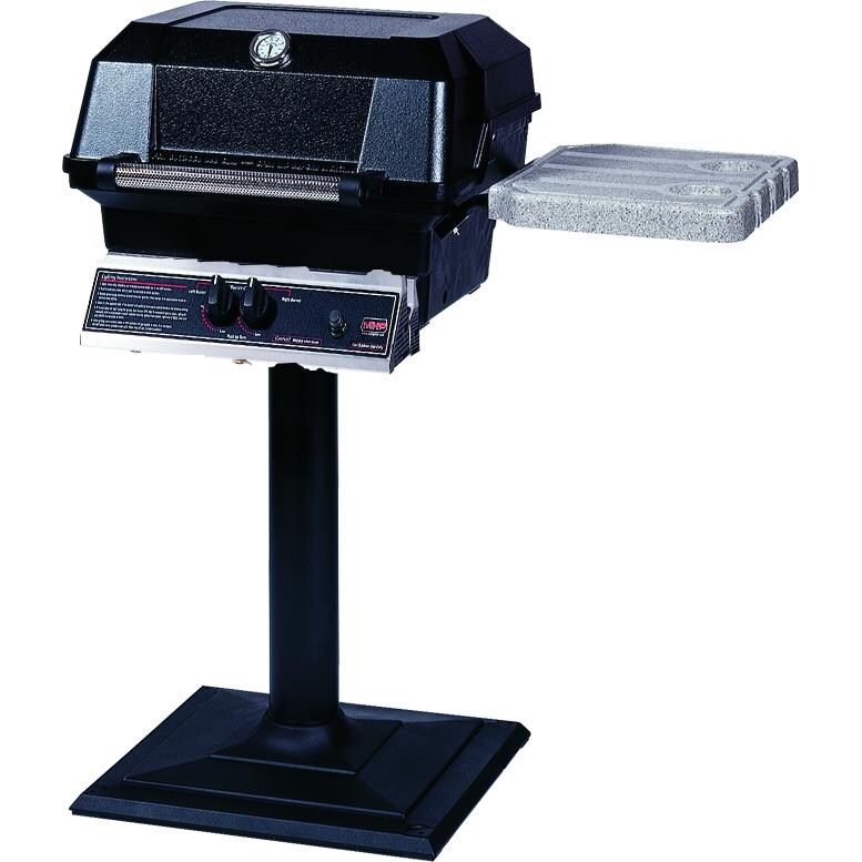 MHP JNR4 Freestanding Gas Grill With Nu-Stone Shelves & SearMagic Cooking Grids thumbnail