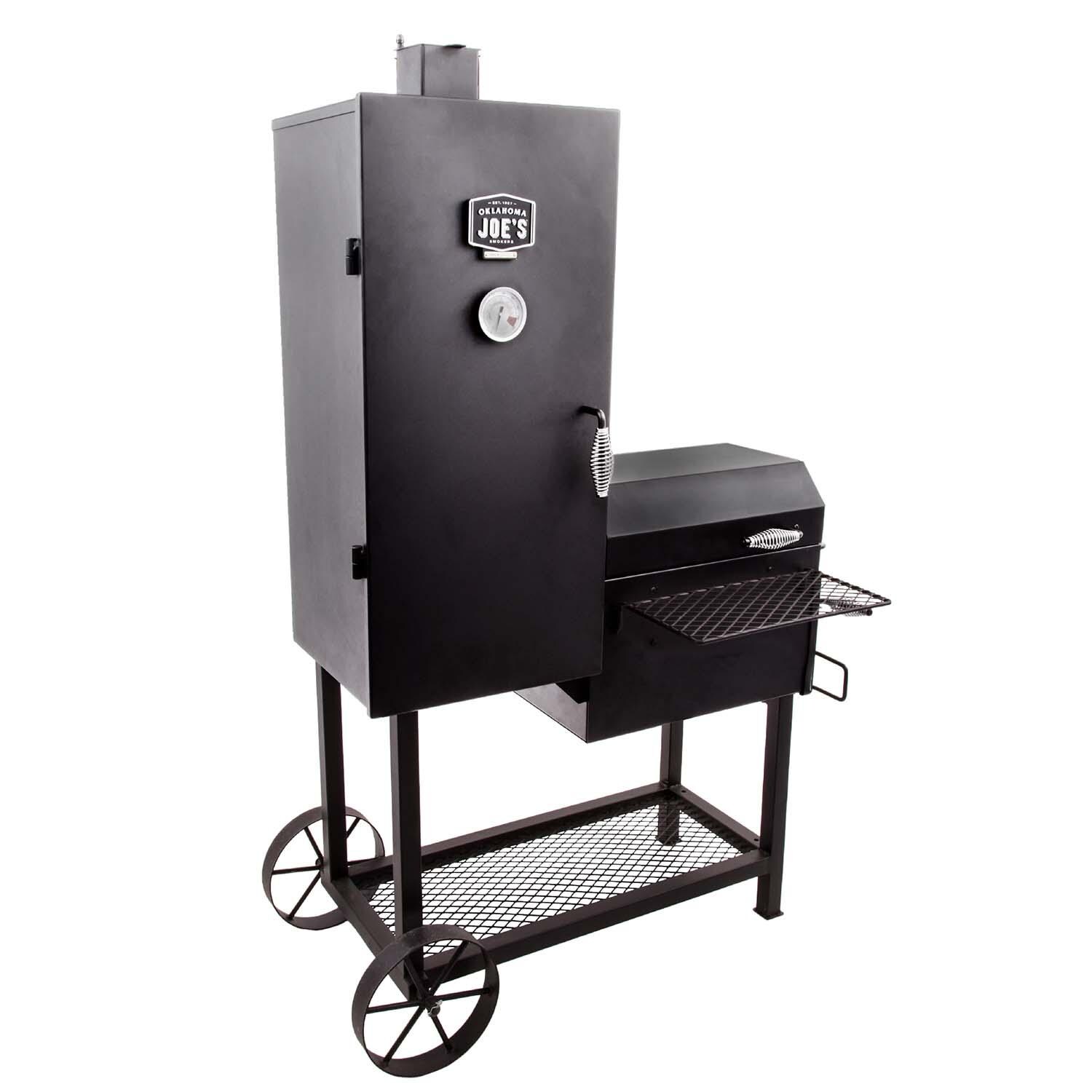 Oklahoma Joe's 16202020 Bandera Offset Smoker - Left Angled - White Background thumbnail