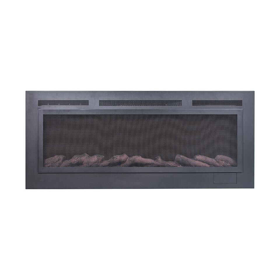 Touchstone Home Products Sideline 50-Inch Wall Mount/Flush Mount Electric Fireplace With Steel Surround - Off thumbnail