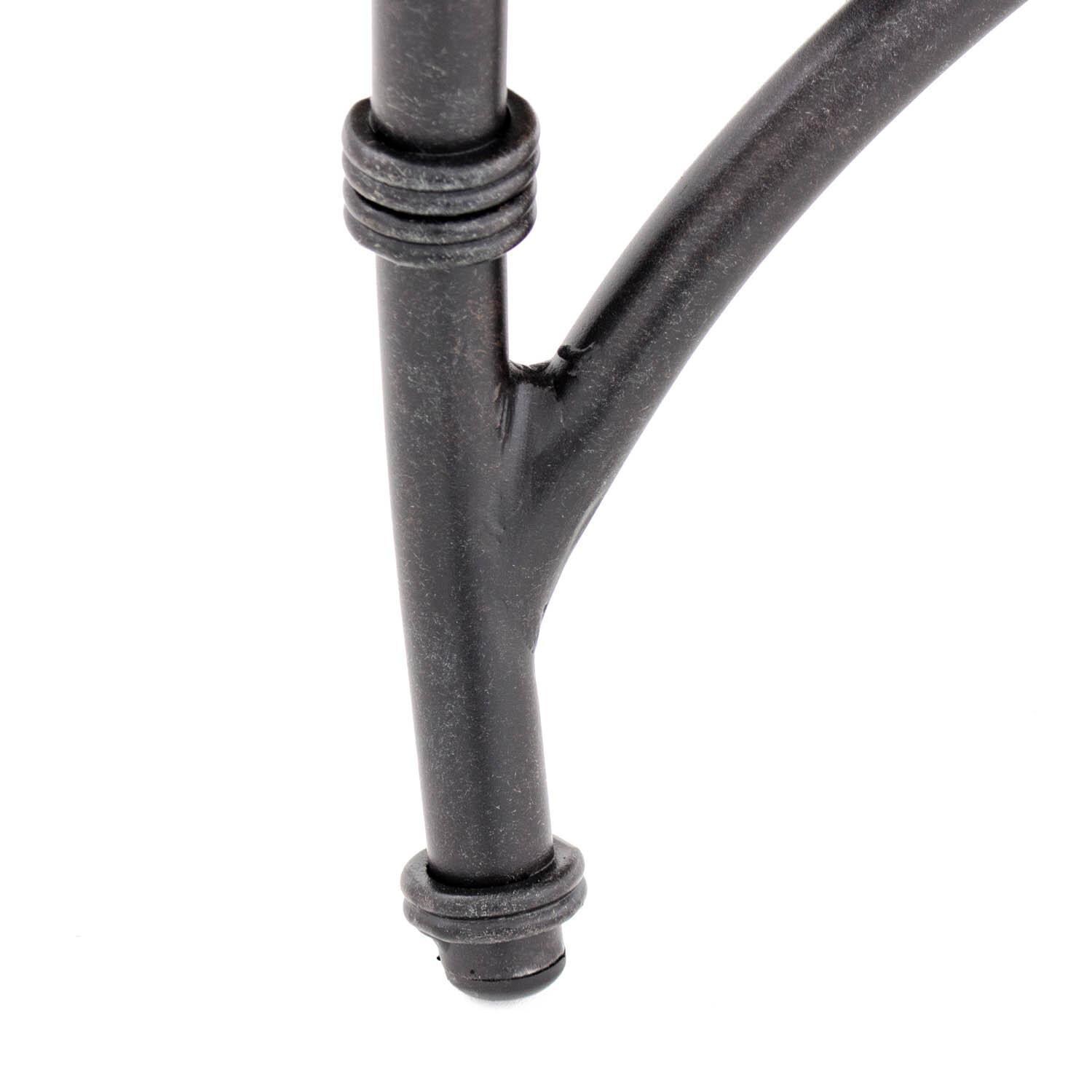 Elysian Aluminum Patio Club Chair W/ Sunbrella Canvas Antique Beige Cushion - Chair Leg Detail thumbnail