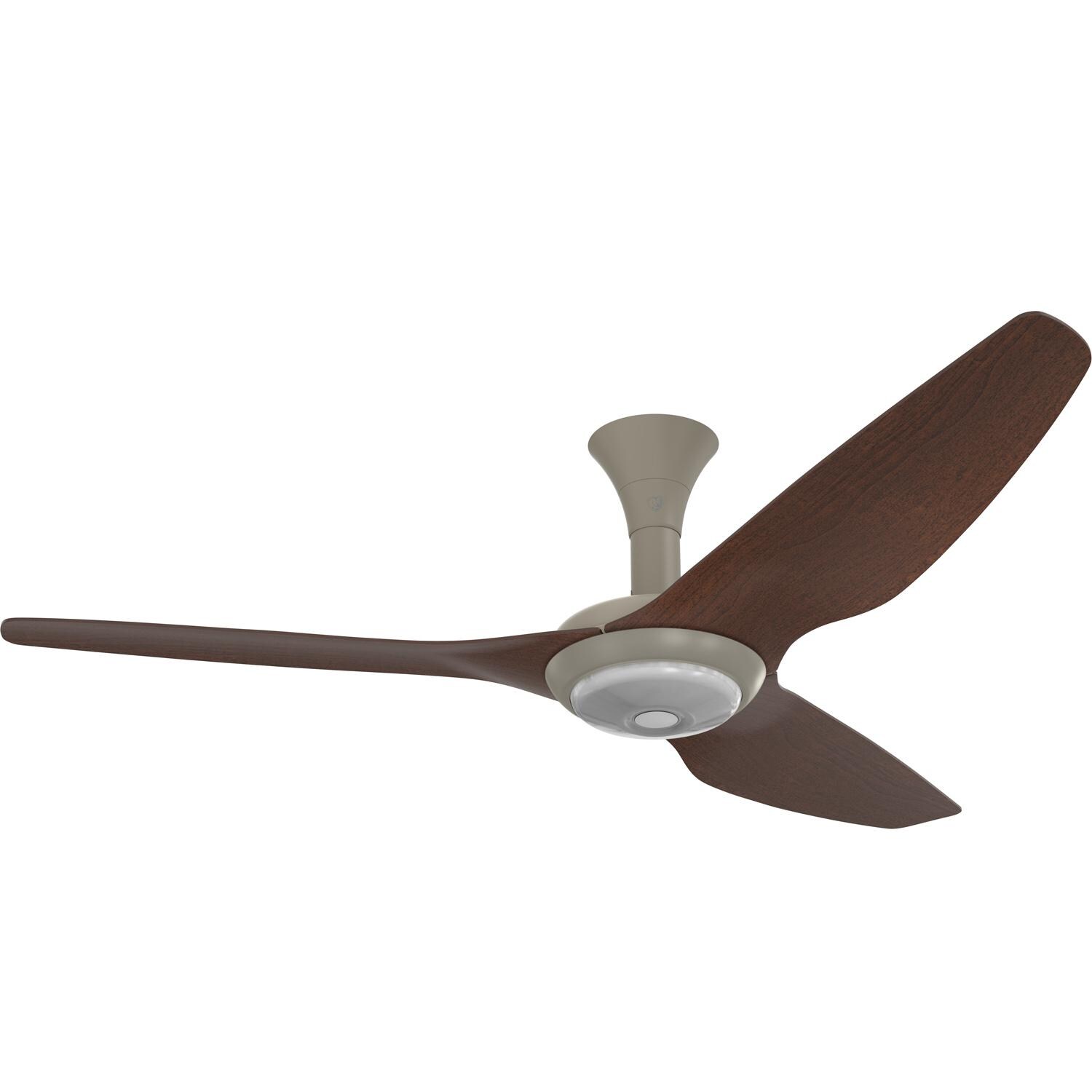 Big Ass Fans MK-HK4-052500A259F651G10S2 60-Inch Haiku Ceiling Fan Damp Low Profile Mount W/Downlight Satin Nickel/Cocoa thumbnail