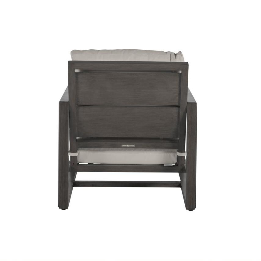 Summer Classics 340131+C595P6101N Avondale Aluminum Lounge Chair - Back View thumbnail