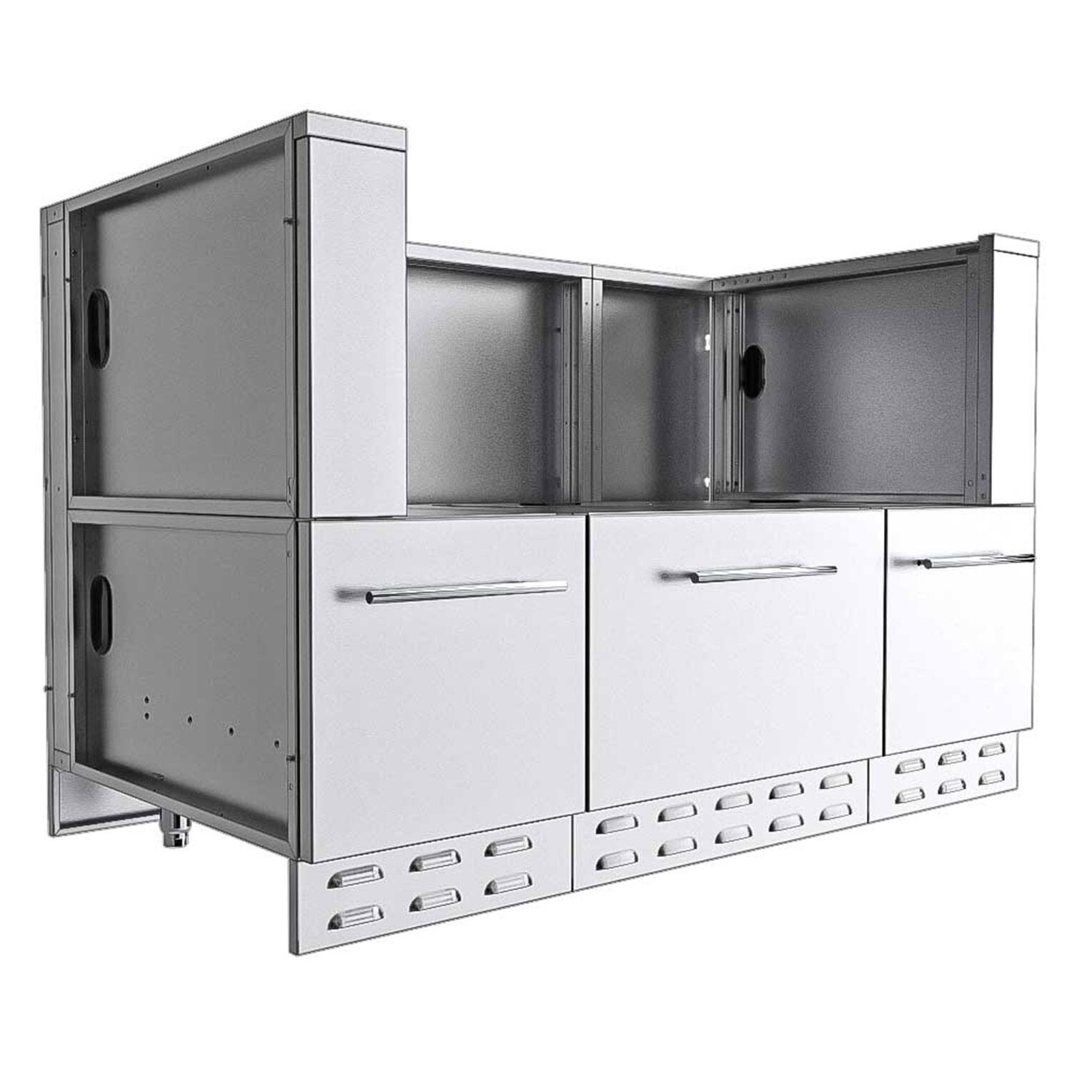 Sunstone 52-in Hybrid Pellet Grill Base Cabinet - SAC52HGDC