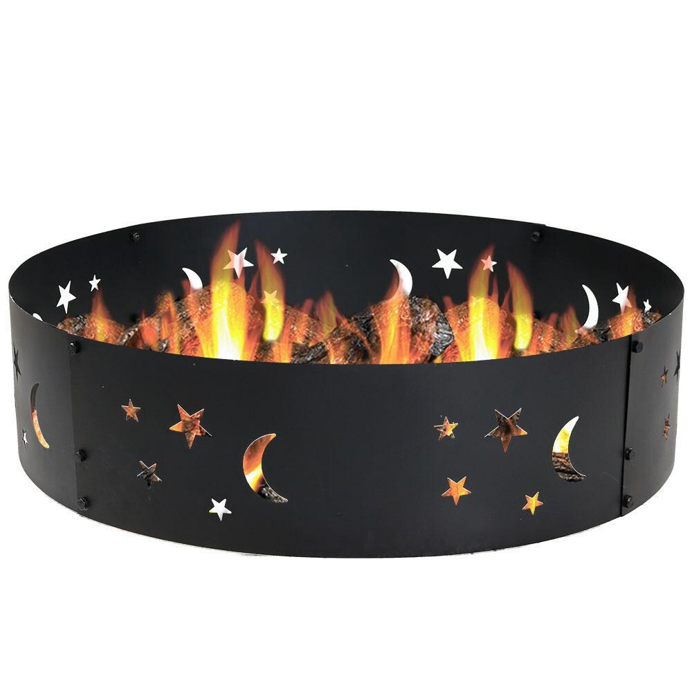 Ultimate Patio 36-Inch Big Sky Campfire Ring - Flames thumbnail