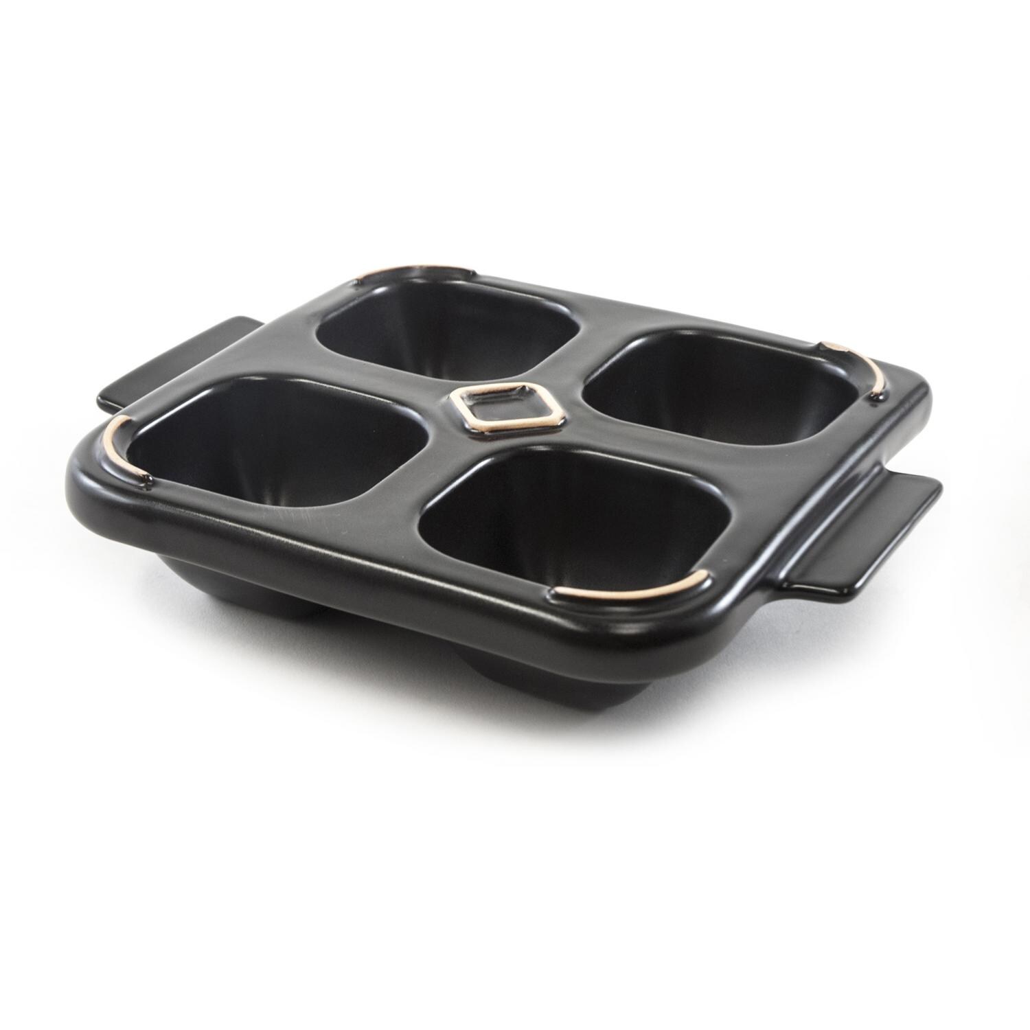 Flame Friendly 10 X 8-Inch Ceramic Bacon Bowl - Inverted View thumbnail