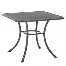 KETTLER 32 Inch Square Wrought Iron Patio Dining Table