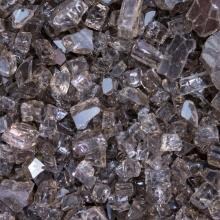 Lakeview Outdoor Designs 1/4-Inch Monochrome Gray Reflective Fire Glass - 10 Pounds image