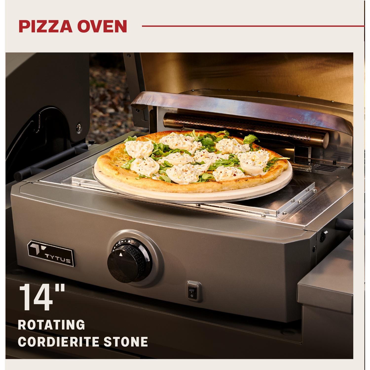 TYTUS TDT-BUN-053 Modular Duo w/ 4-Burner Gas Grill & Gas Pizza Oven - Pizza Oven Features - Detail thumbnail