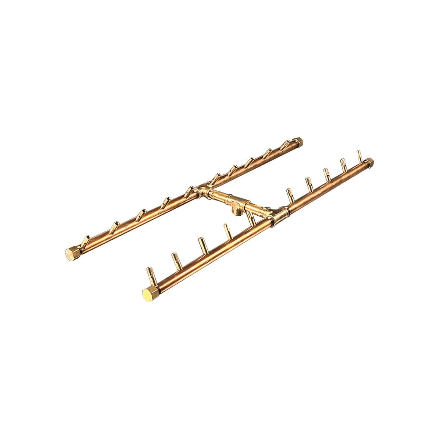 Warming Trends CFBH200LPALPL4017FK1 40 X 17-Inch Linear Propane Fire Pit Burner Kit W/ 30 X 9-Inch H-Style CROSSFIRE Brass Burner - CROSSFIRE Brass Burner thumbnail