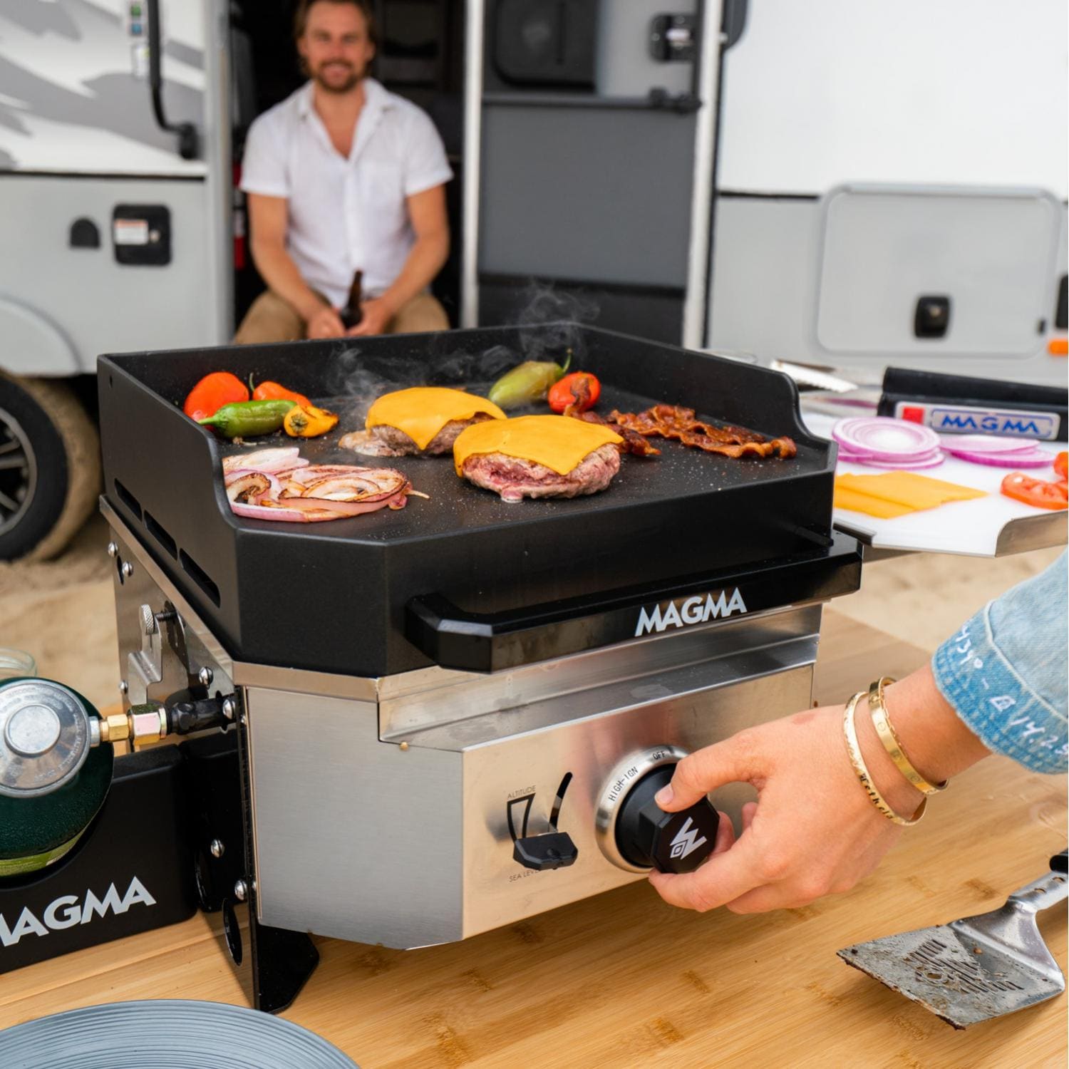 Magma Pizza Oven Magma RV Crossover Bundle - Single Burner Firebox