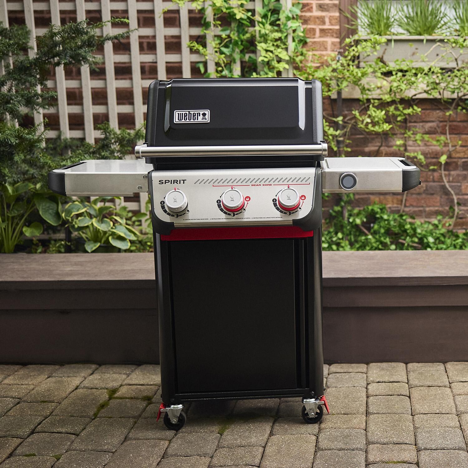 Weber Spirit EP-325 3 Burner Propane Grill - 1500792 - On Patio - Lifestyle thumbnail