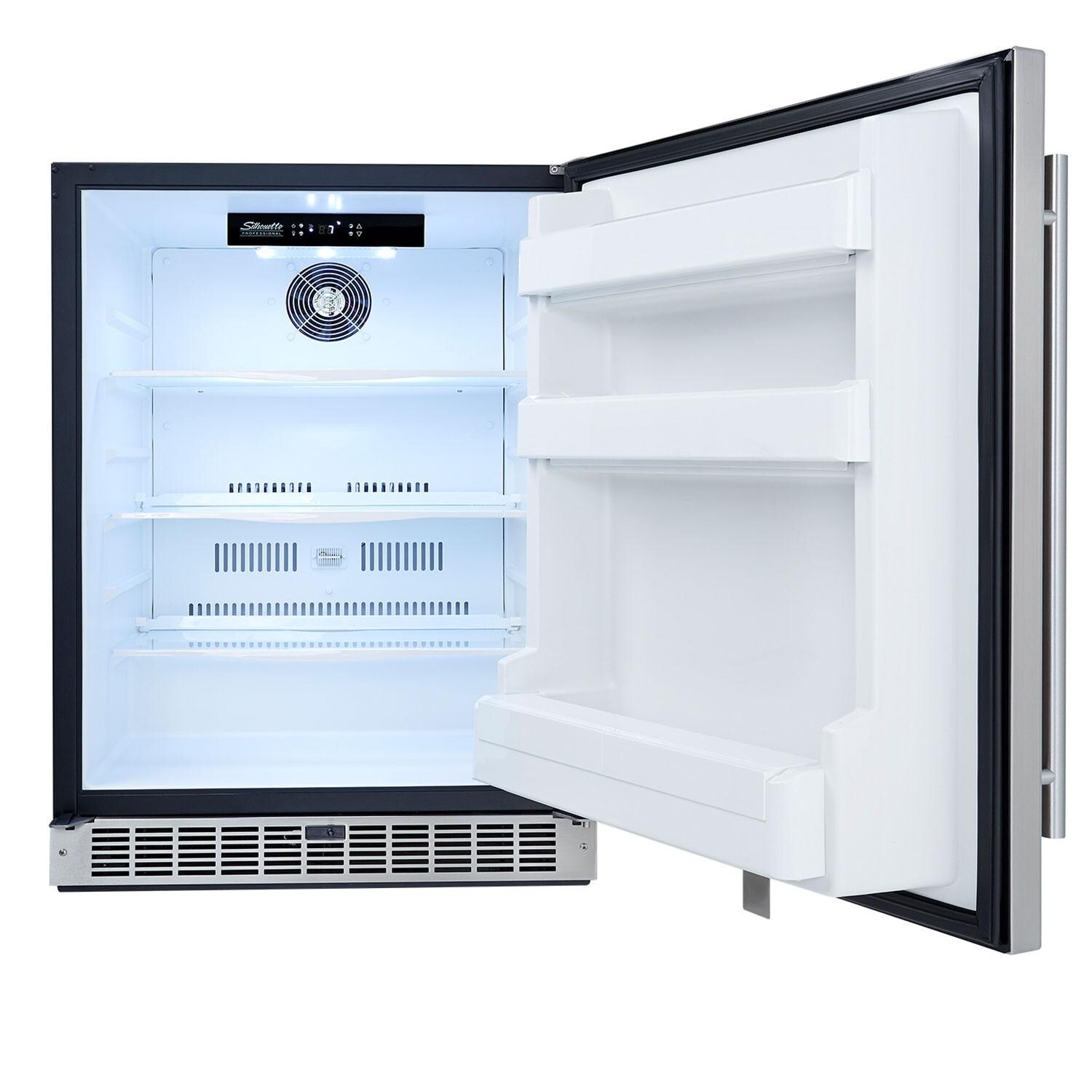 Napoleon NFR055OUSS Outdoor Rated Stainless Steel Fridge - Empty - White Background thumbnail