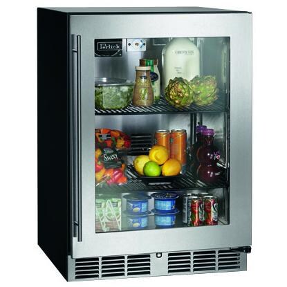 Perlick C-Series 5.2 Cu. Ft. Right Hinge Built-In Compact Refrigerator - Stainless Steel - HC24RB-3-3R thumbnail