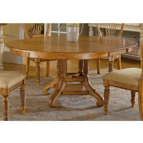 Hillsdale Wilshire Round/oval Dining Table - Antique Pine