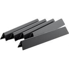Weber 7621 Porcelain-Enameled Flame Tamer Flavorizer Bars For Genesis 300 Series Gas Grills W/ Front Mounted Control Panel - 5-Pieces