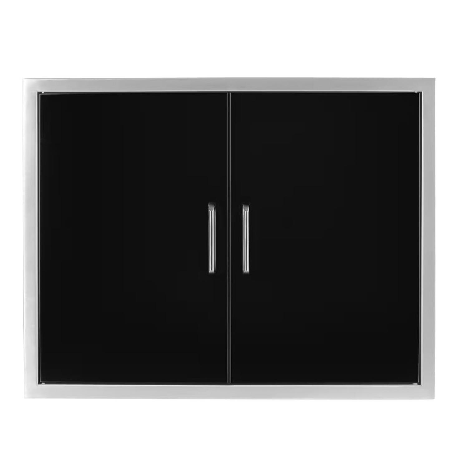 Wildfire 42 Inch Ultimate Grill Outdoor Package w/Power Burner & 24 Inch Dual Outdoor Rated Refrigerator Drawers - Double Access Door - White Background thumbnail