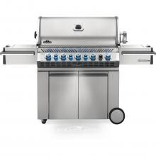 Napoleon Prestige PRO 665 Propane Gas Grill with Infrared Rear Burner and Infrared Side Burner - PRO665RSIBPSS-3 (2019) image