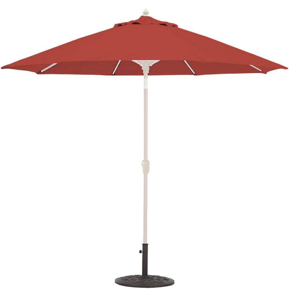 Galtech 9 Ft. Bar Height Octagonal Aluminum Patio Market Umbrella W/ Crank Lift And Auto Tilt