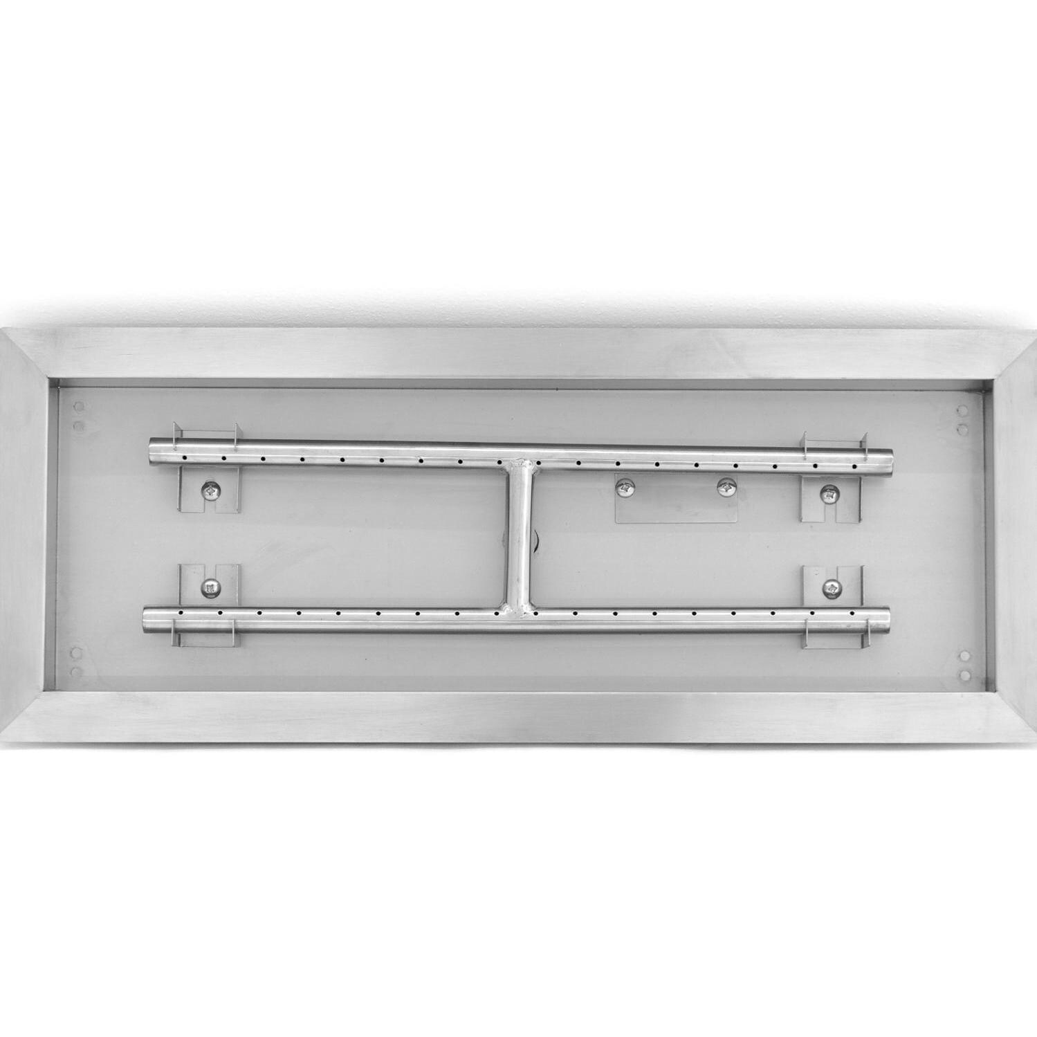 BBQGuys Signature Series - ALP-DIP-REC-24 + LV-NG-PAN-150 - 24-Inch - Top View thumbnail