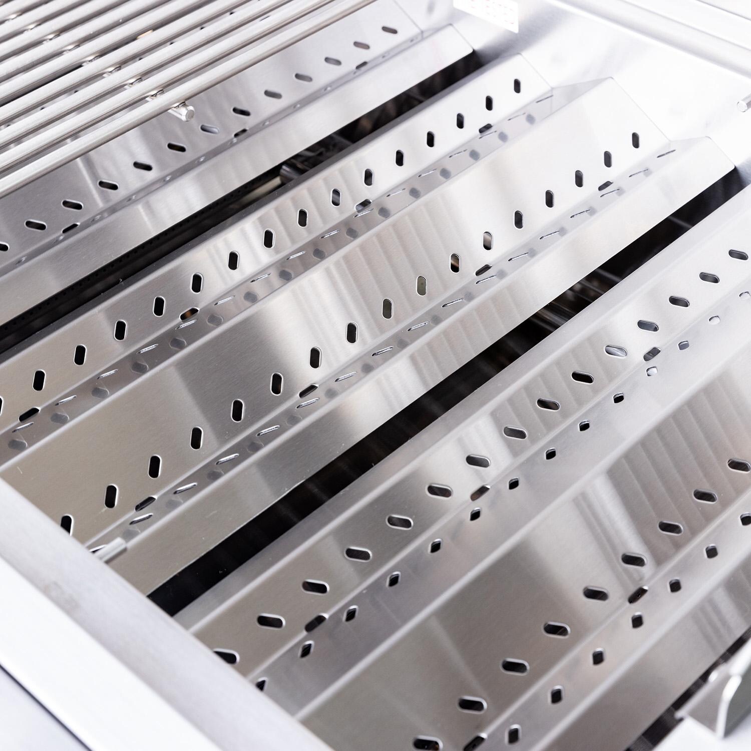 Summerset SIZ25-NG Sizzler 25-in 3 Burner Built-In Natural Gas Grill - Flame Tamers - Detail thumbnail