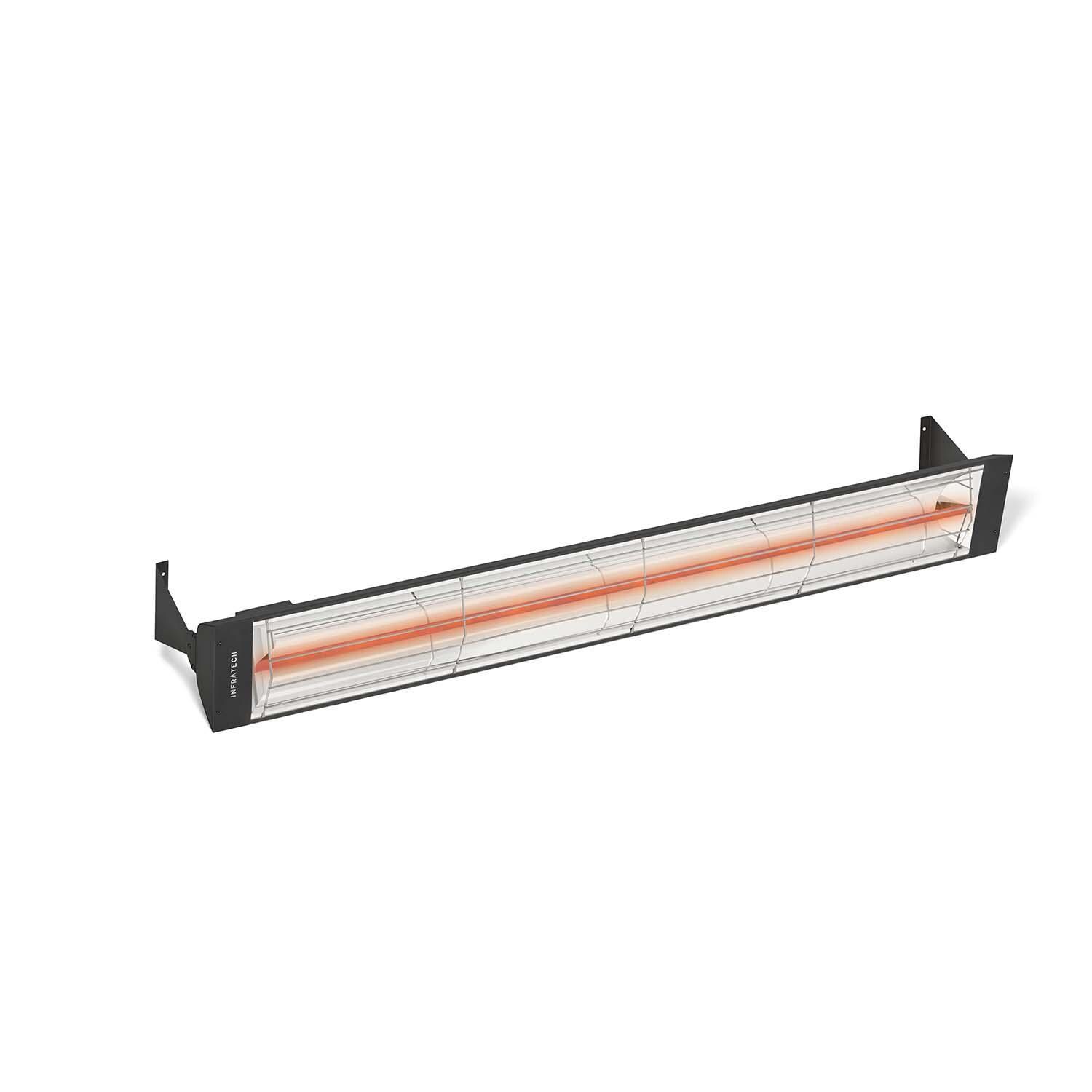 Infratech W3024SS-BL 61 1/4-in W-Series Single Element Electric Patio Heater - 3000 Watts - Black - White Background thumbnail