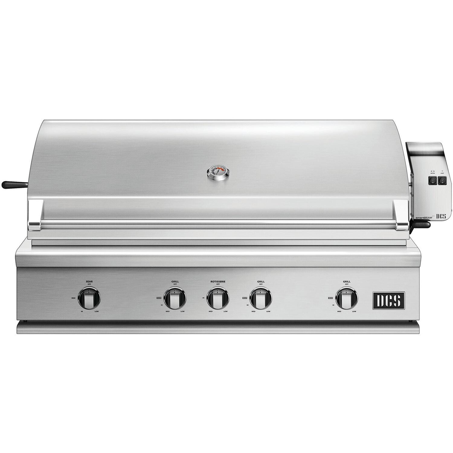 DCS Series 7 48-Inch Built-In Natural Gas Grill With Rotisserie & Infrared Burner - BH1-48RI-N