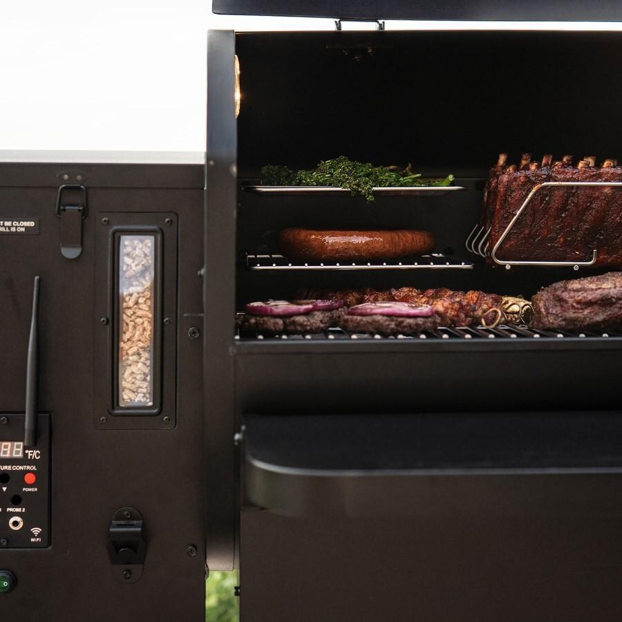Green Mountain Grills LEDGE Prime Ledge Prime 2.0 WiFi Pellet Grill - Food - Lifestyle thumbnail