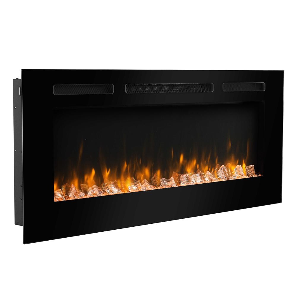 Dynasty DY-BTW48 Harmony Series 48-Inch Built-In Electric Fireplace - Angled View thumbnail