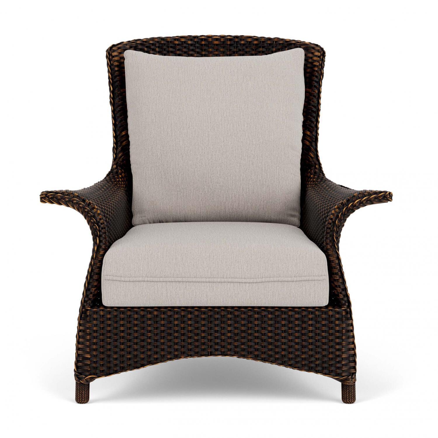Mandalay Lloyd Loom Club Chair in Mink/Remy Cloud by Lloyd Flanders