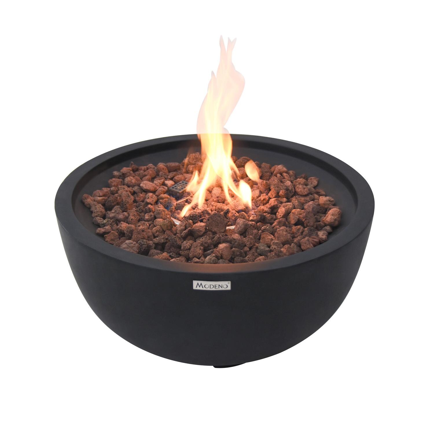 Elementi OFG119-NG Modeno Jefferson 26-Inch Natural Gas Fire Bowl - Front View thumbnail