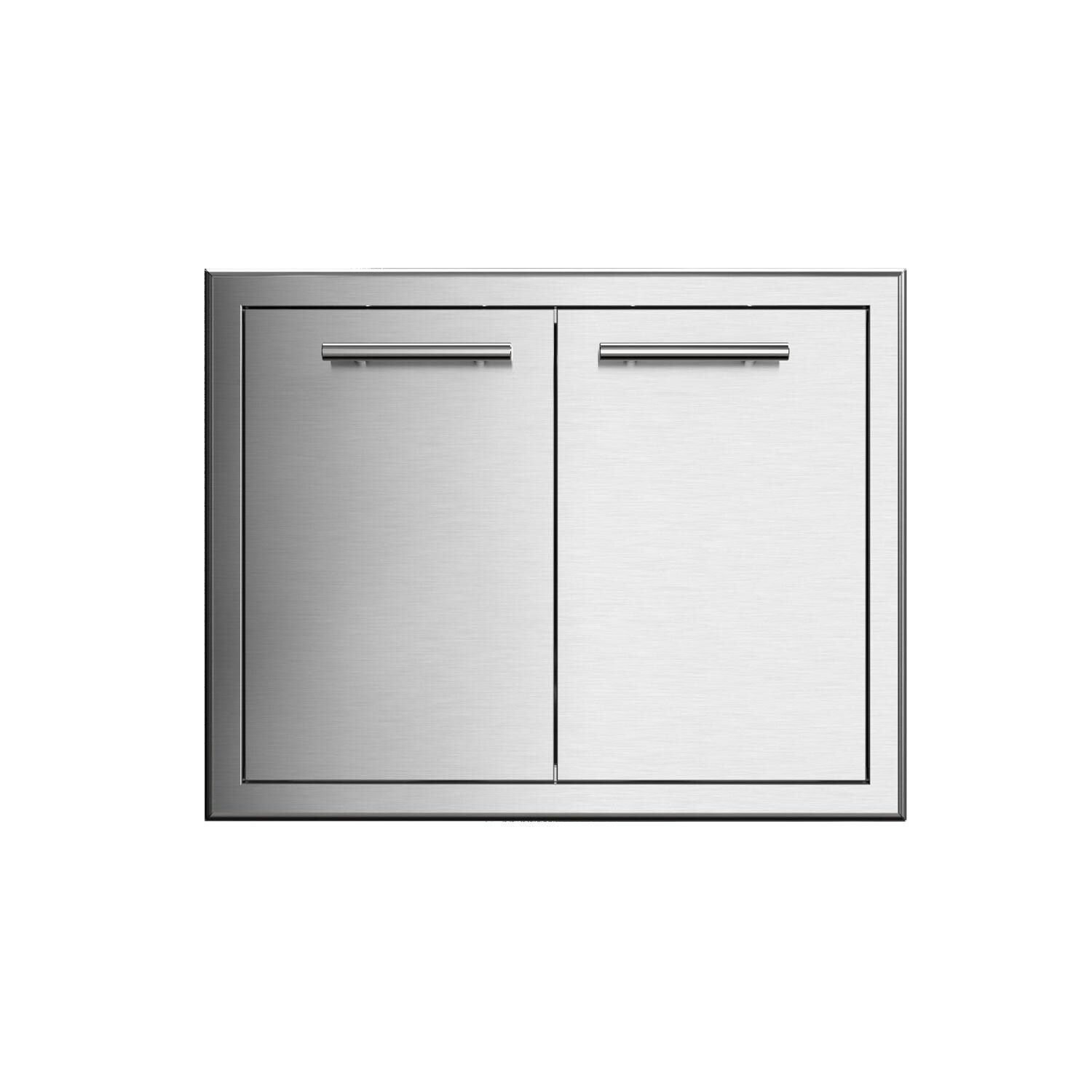 XO Pro-Grade 30-Inch Outdoor 304 Stainless Steel Double Access Door - XOG30DD