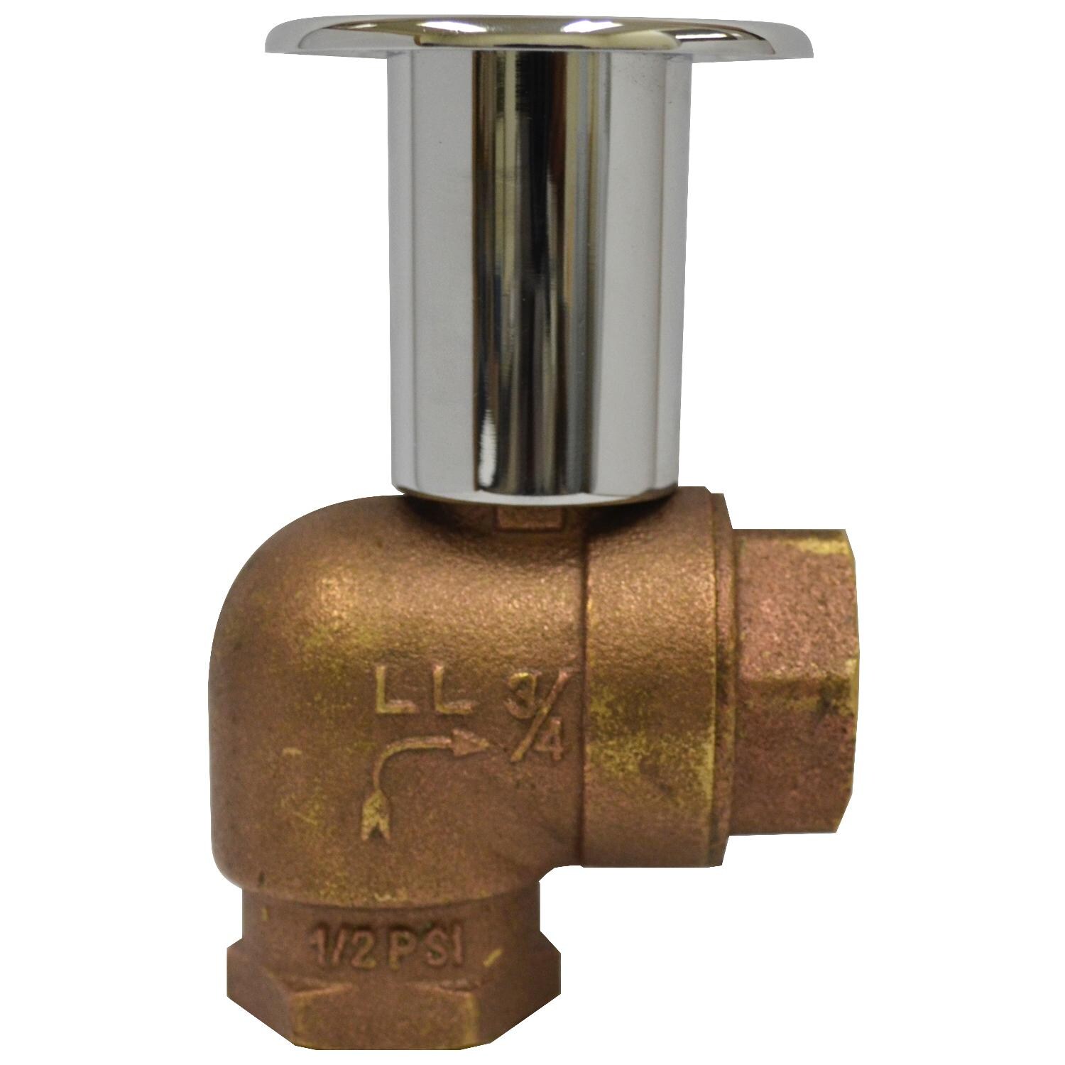The Outdoor Plus 3/4-Inch Female Full Flow Ball Valve W/ 90-Degree Bend