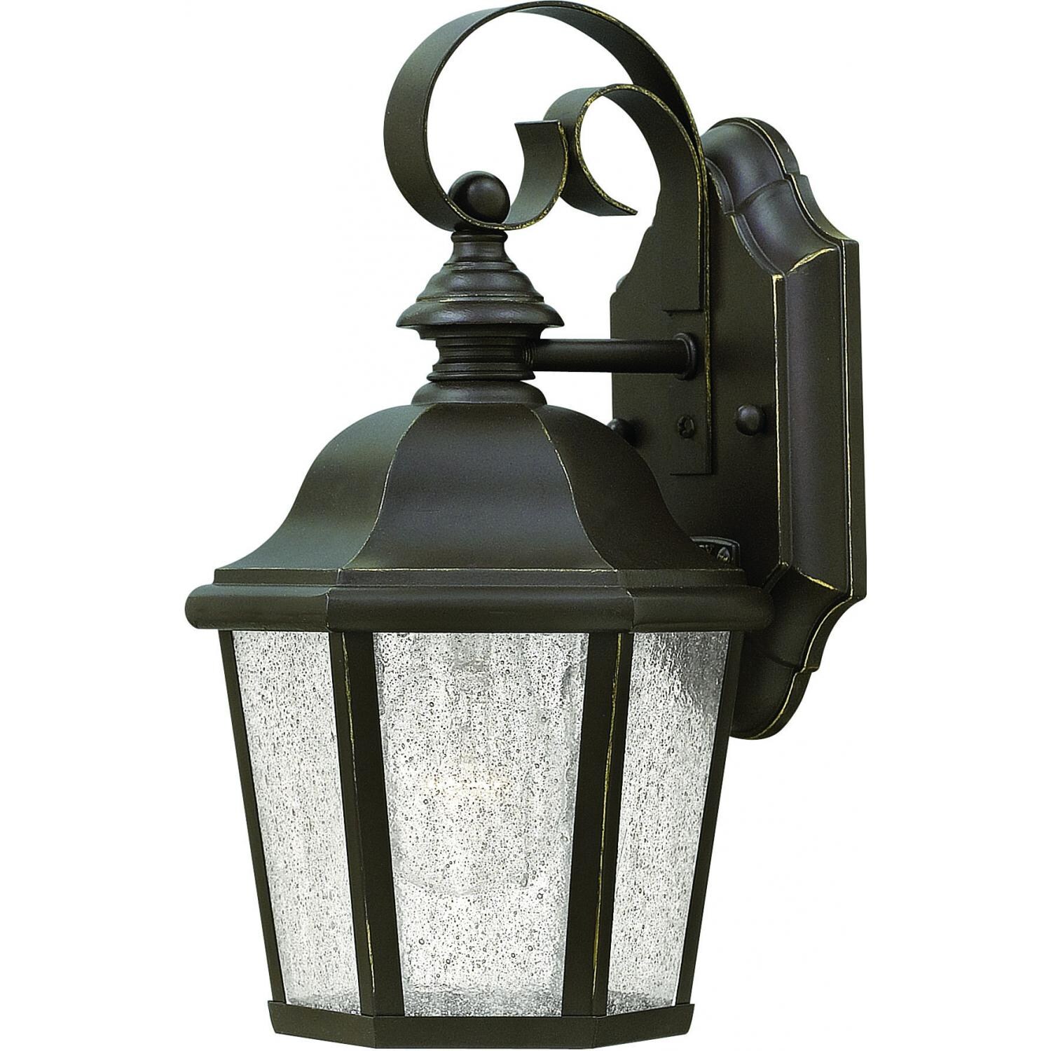 Hinkley Lighting Edgewater One Light 11-Inch Outdoor Wall Light - Oil Rubbed Bronze - 1674OZ