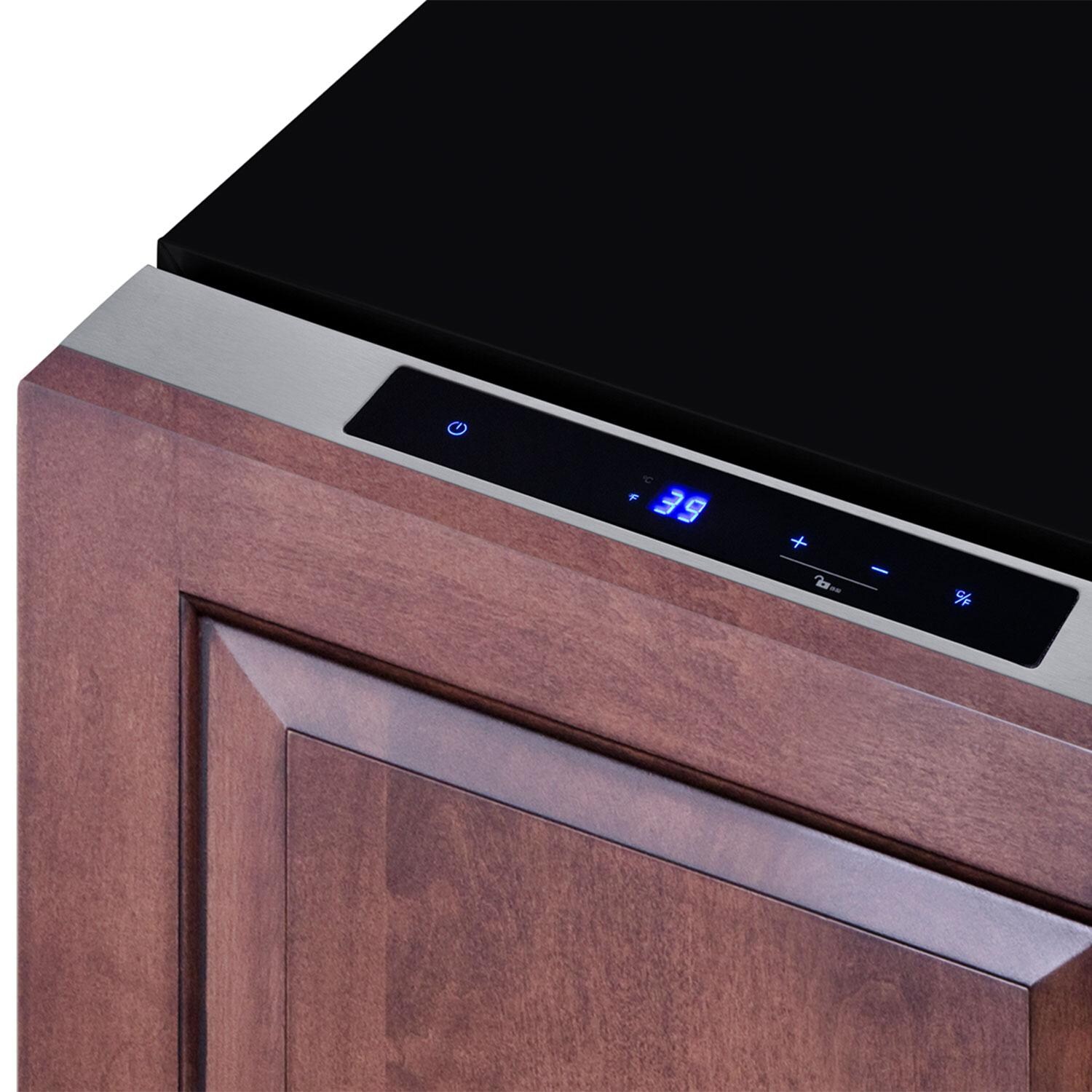 Summit LADR1545PNR 15-Inch ADA Compliant 2-Drawer Refrigerator - Panels Not Included - Control Panel thumbnail