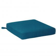 Sunbrella Spectrum Peacock Medium Outdoor Replacement Seat Cushion W/ Knife Edge By BBQGuys