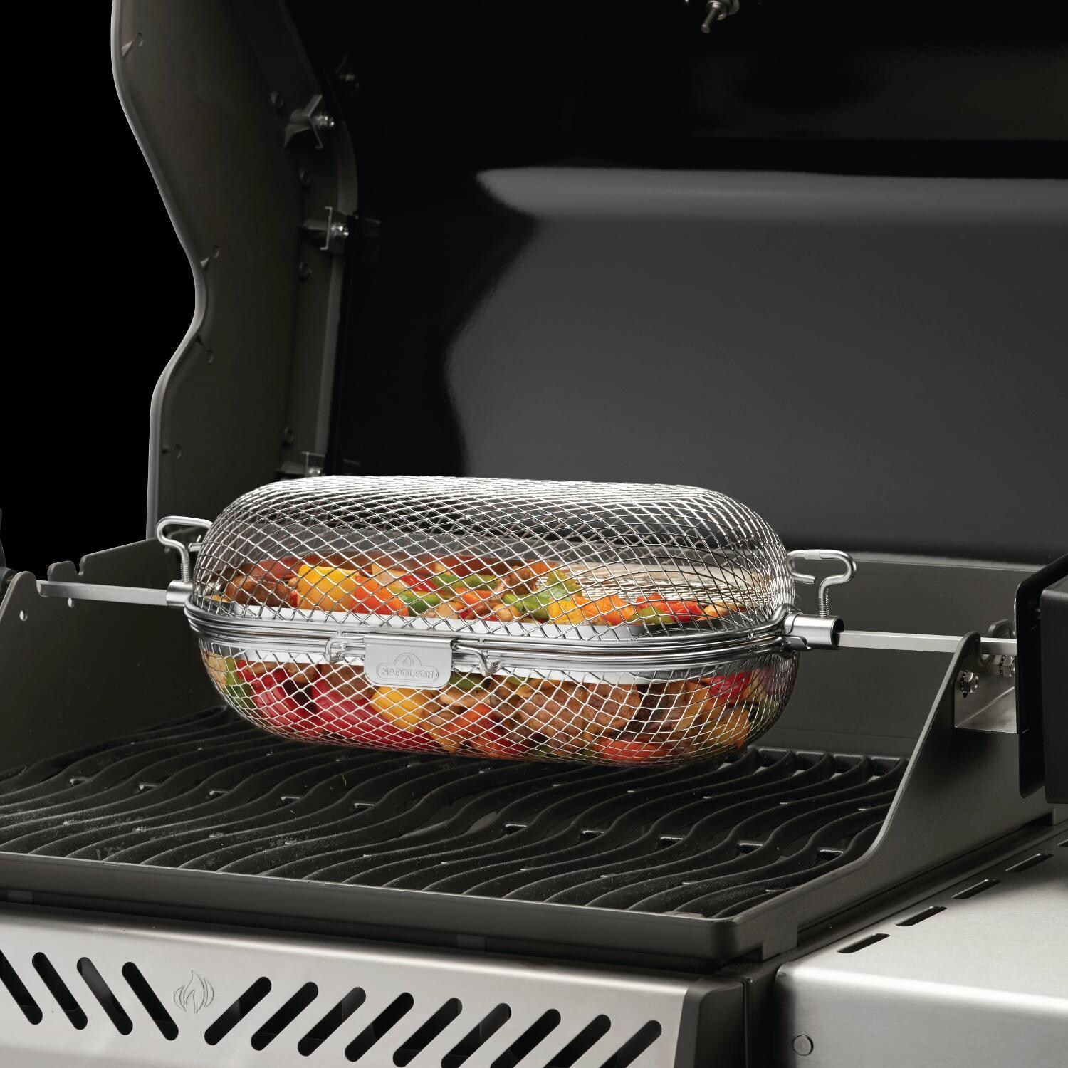 Napoleon 64000 Rotisserie Grill Basket - Lifestyle thumbnail