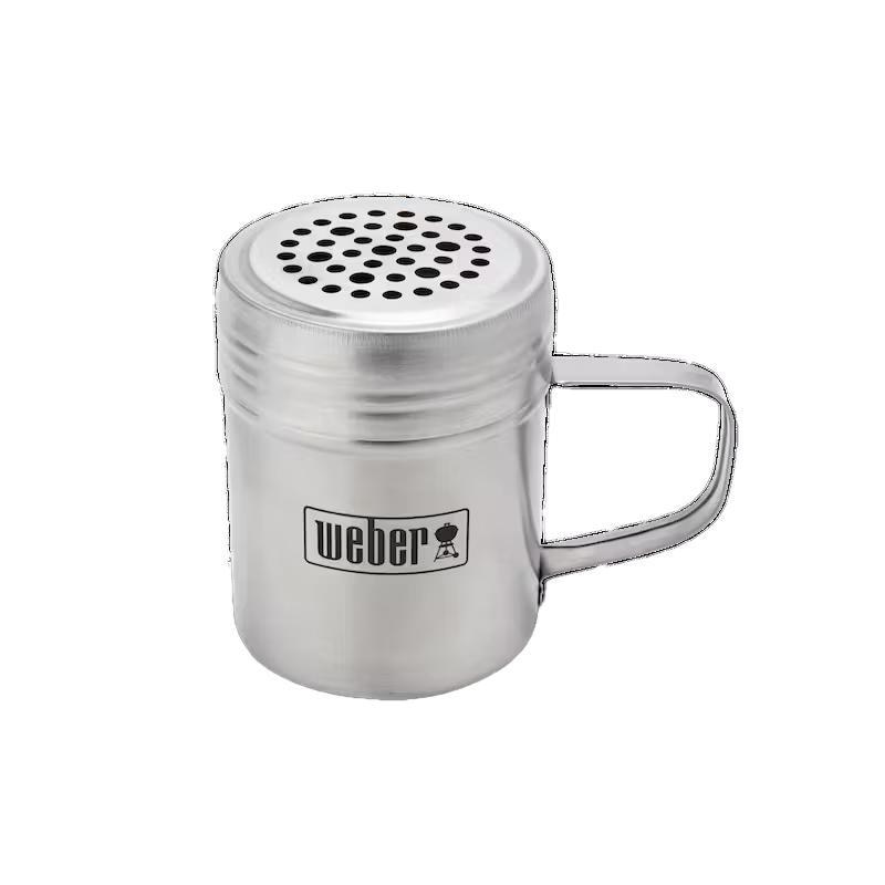 Weber Grills 3400061 Weber Smashed Burger Set - Seasoning Shaker - Lid Off - White Background thumbnail