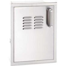 Fire Magic Premium Flush 14-Inch Left-Hinged Soft Close Louvered Single Access Door With Propane Tank Storage - 53820SC-TL image