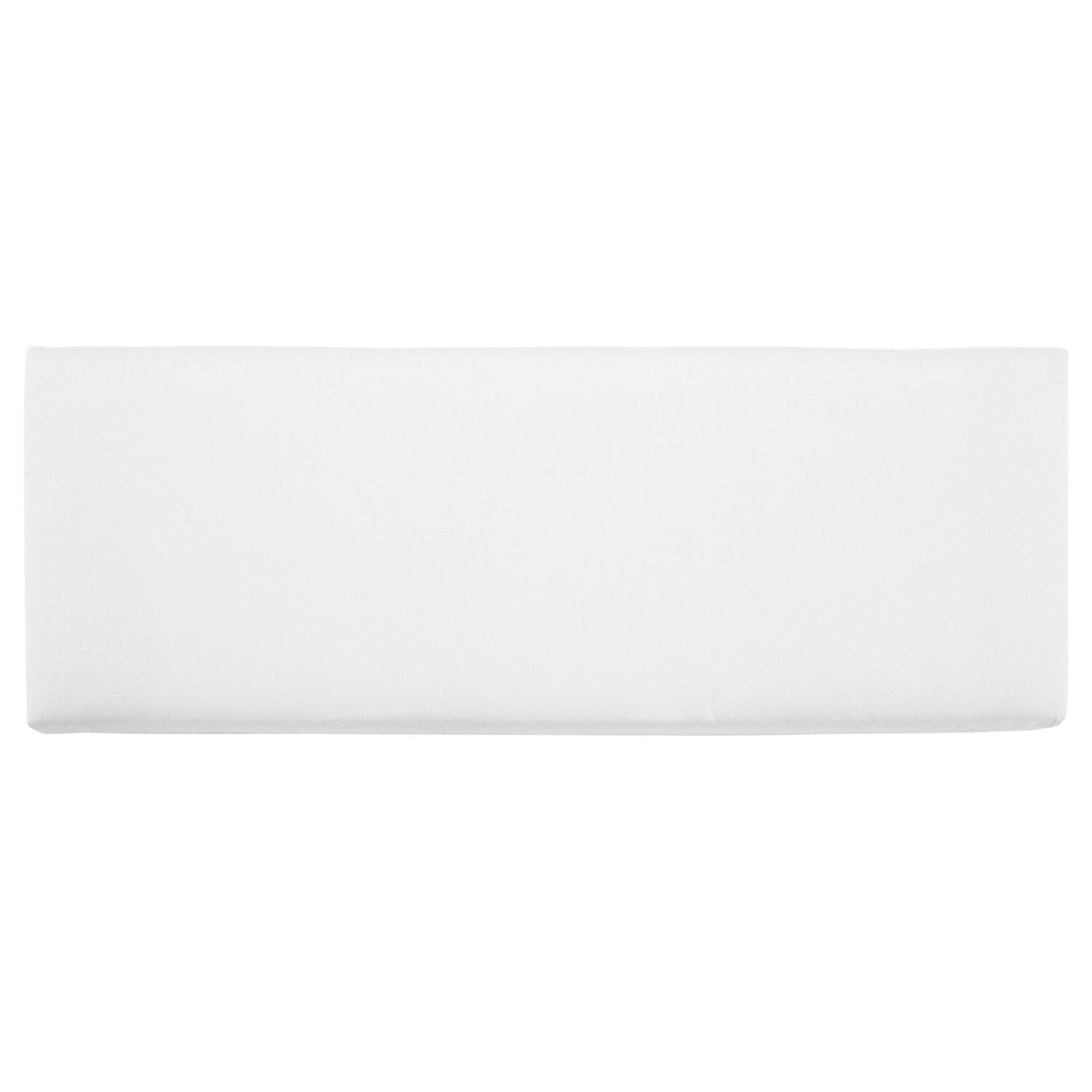 Sunbrella Canvas Natural Medium Outdoor Replacement Bench Cushion W/ Knife Edge By UltimatePatio.com thumbnail