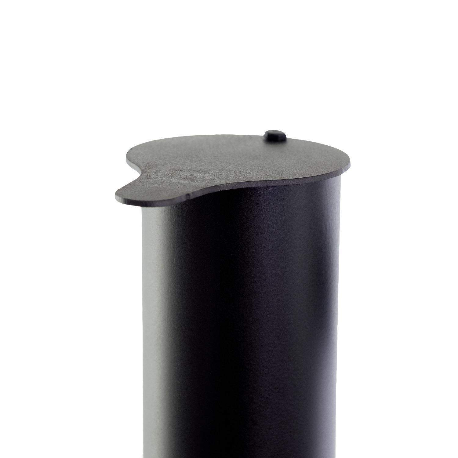 Texas Original Pits GFB-204222-XSL 20x42x22 Luling Single Lid Offset Smoker W/ Counter Weight - Chimney thumbnail
