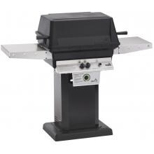 PGS T-Series T40 Commercial Cast Aluminum Propane Gas Grill With Timer On Black Patio Base image