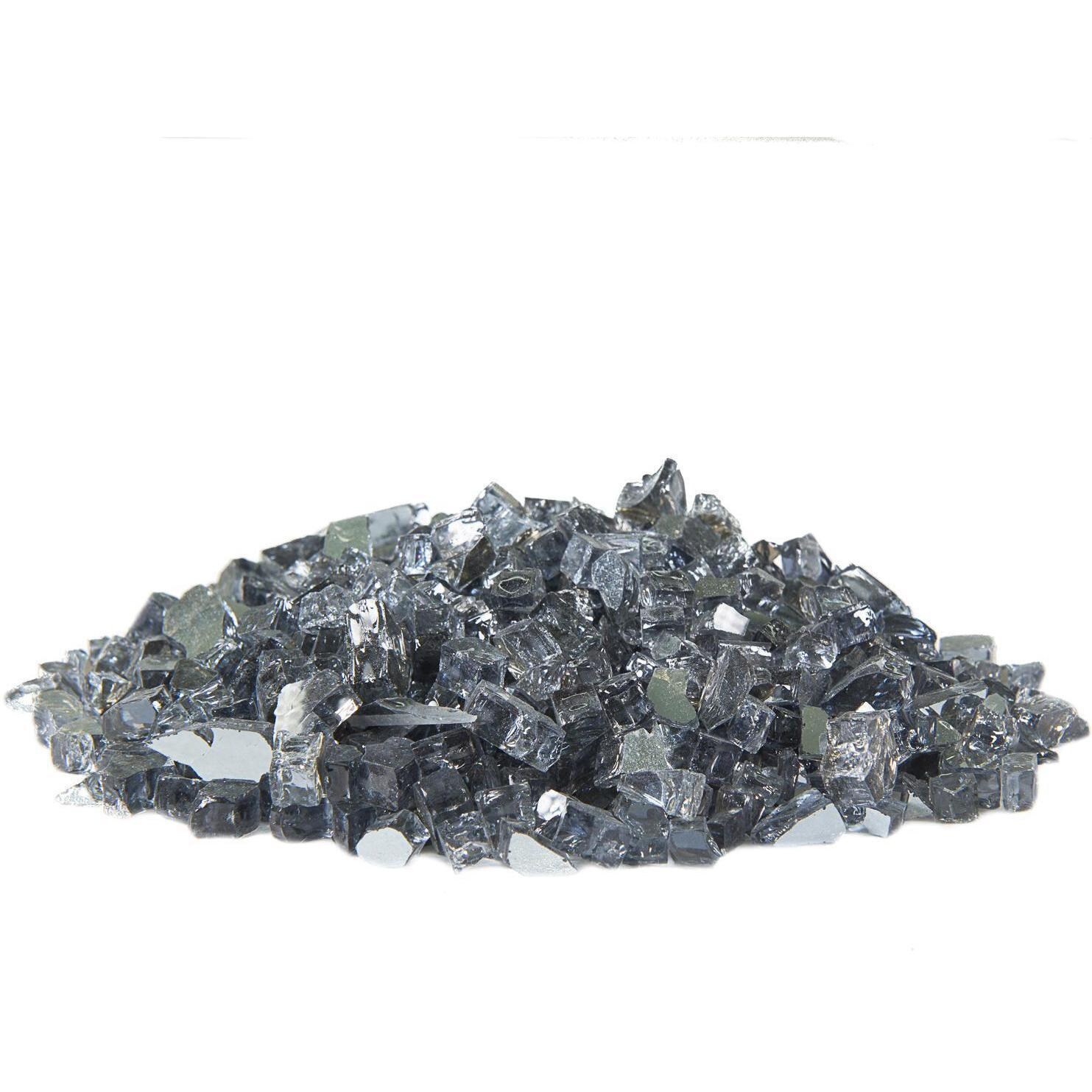 Lakeview Outdoor Designs 1/4-Inch Storm Gray Reflective Fire Glass thumbnail