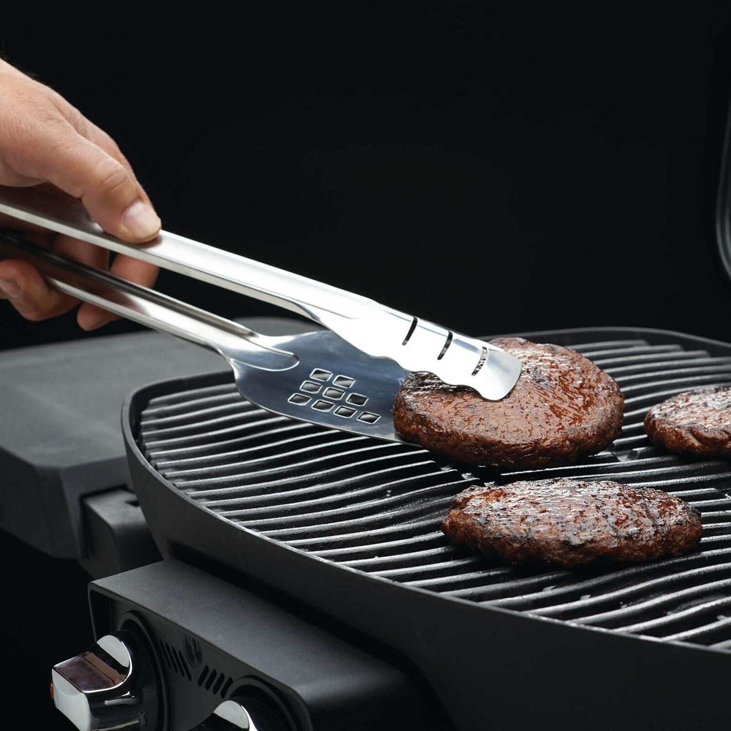 Napoleon 55019 Stainless Steel Spatutong - Grabbing Meat Patty thumbnail