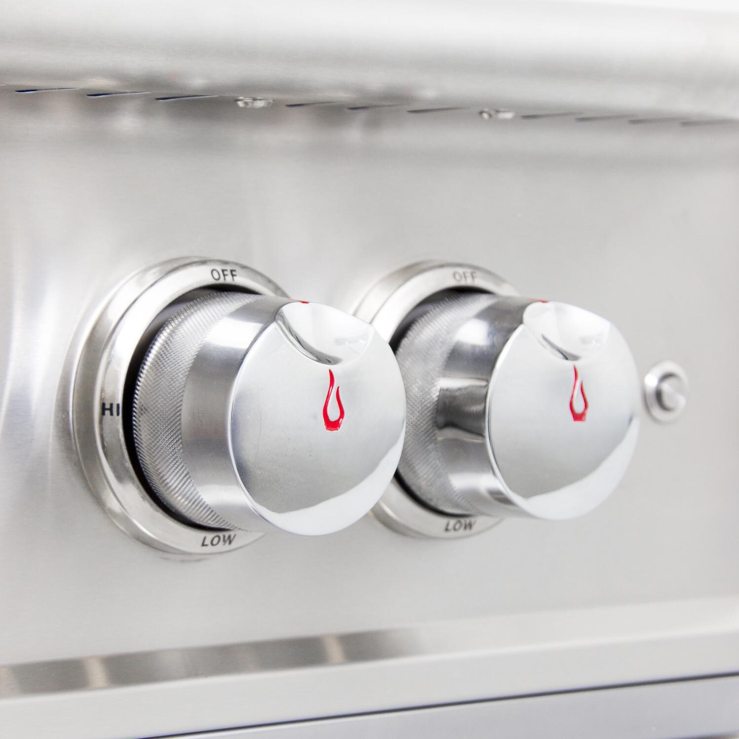 Blaze BLZ-PROPB-NG Professional LUX Built-In Natural Gas Power Burner - Control Knobs thumbnail