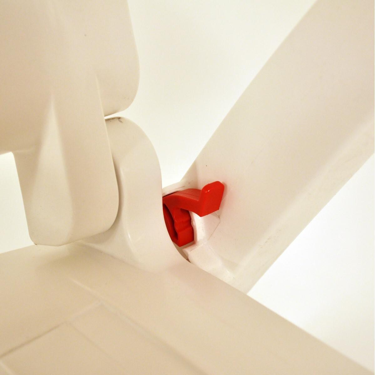 KETTLER Roma Resin Multi-Position Folding And Reclining Patio Dining Arm Chair - Safety Latch thumbnail