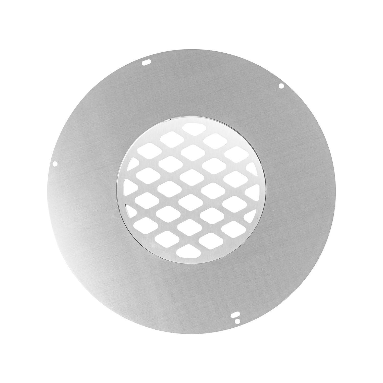 BBQGuys Signature Series Stainless Steel Grill / Griddle Combo For 18-Inch Kamado Grills - Fits Big Green Egg Large & Kamado Joe Classic - BBQ-KCGG-18-SS image